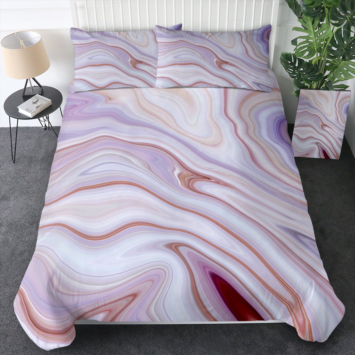 Shade Of Purple Old Paint Splatter Bedding Set Shade Of Purple Old Paint Splatter Bedding Set