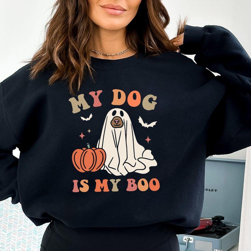 My Dog Is My Boo Spooky Halloween Cool Halloween For Party Cute Halloween Dog Lover Spooky Dog Tshirt My Dog Is My Boo Spooky Halloween Cool Halloween For Party Cute Halloween Dog Lover Spooky Dog Tshirt