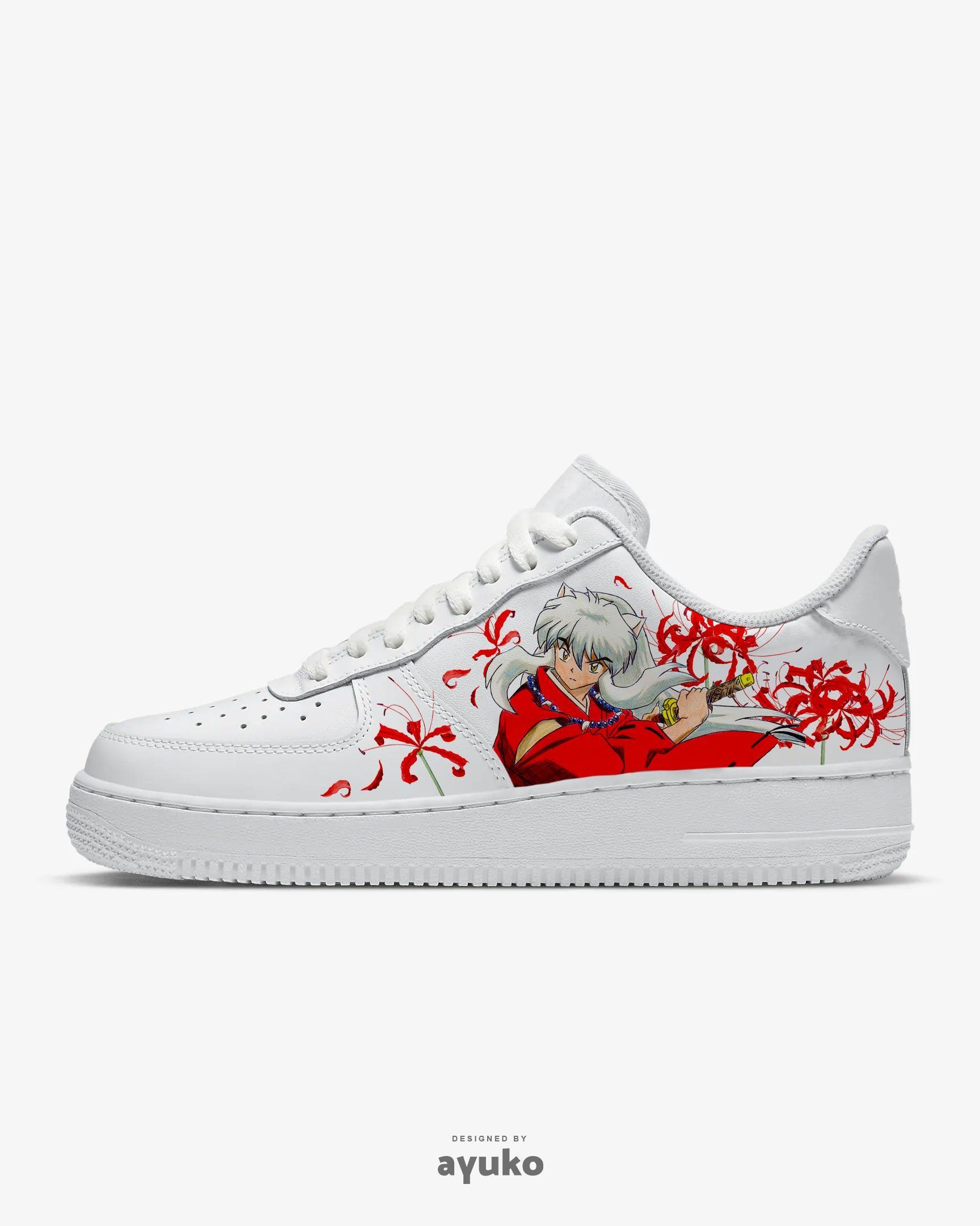 Inuyasha Red Spider Lily Air F1 Anime Shoes