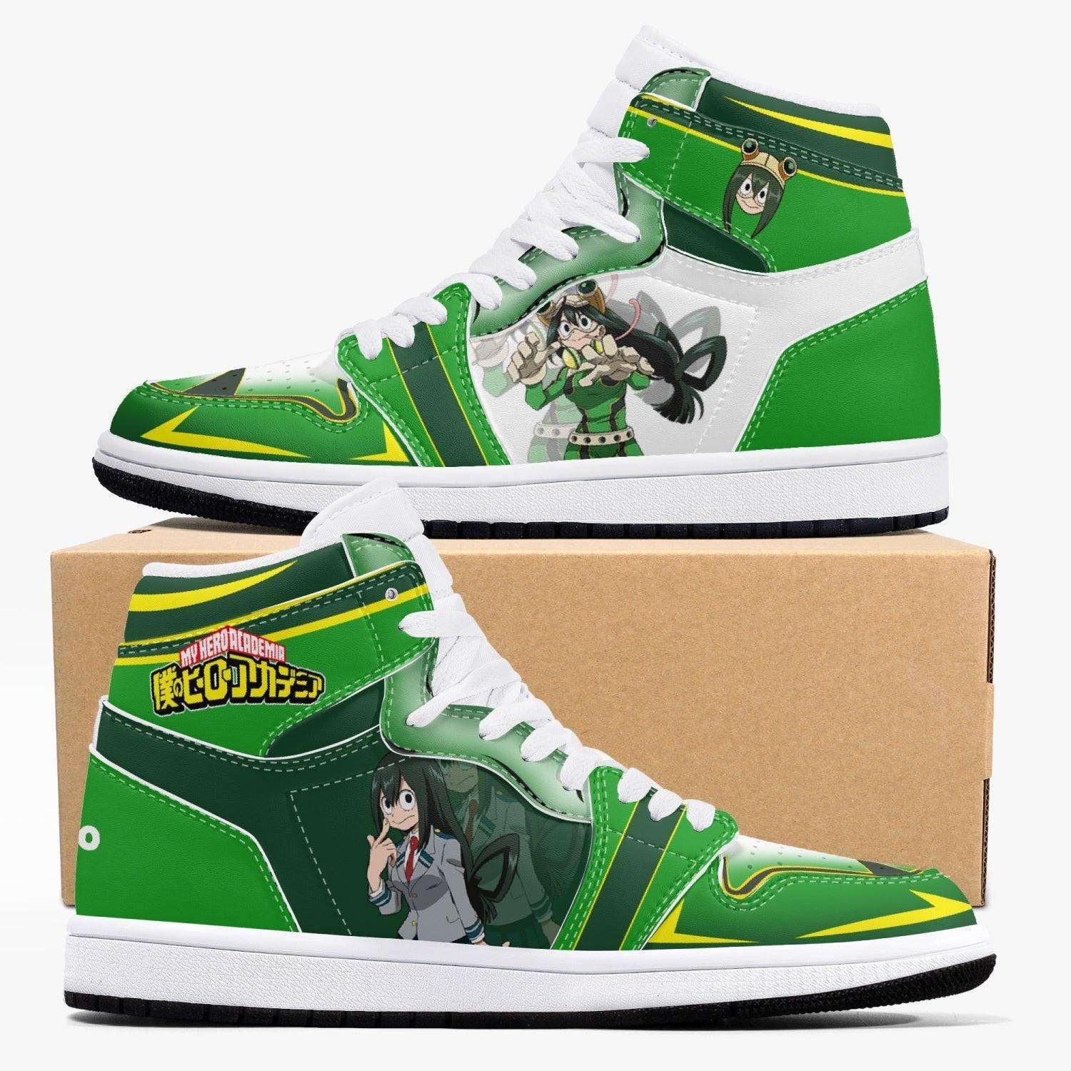My Hero Academia Asui JD1 Mid Anime Shoes
