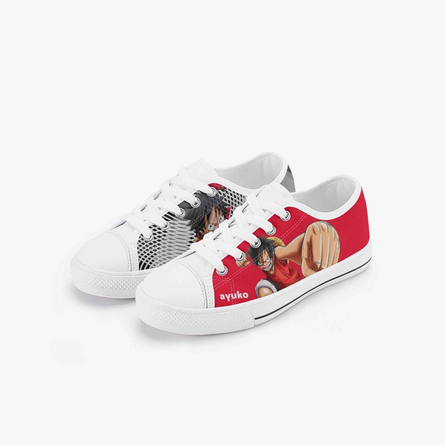 One Piece Luffy Kids A-Star Low Anime Shoes