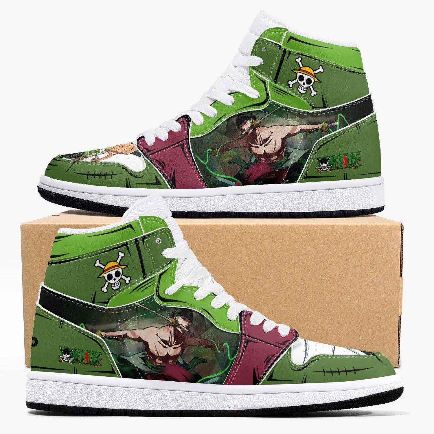 One Piece Roronoa Zoro Santoryu Three Swords JD1 Anime Shoes