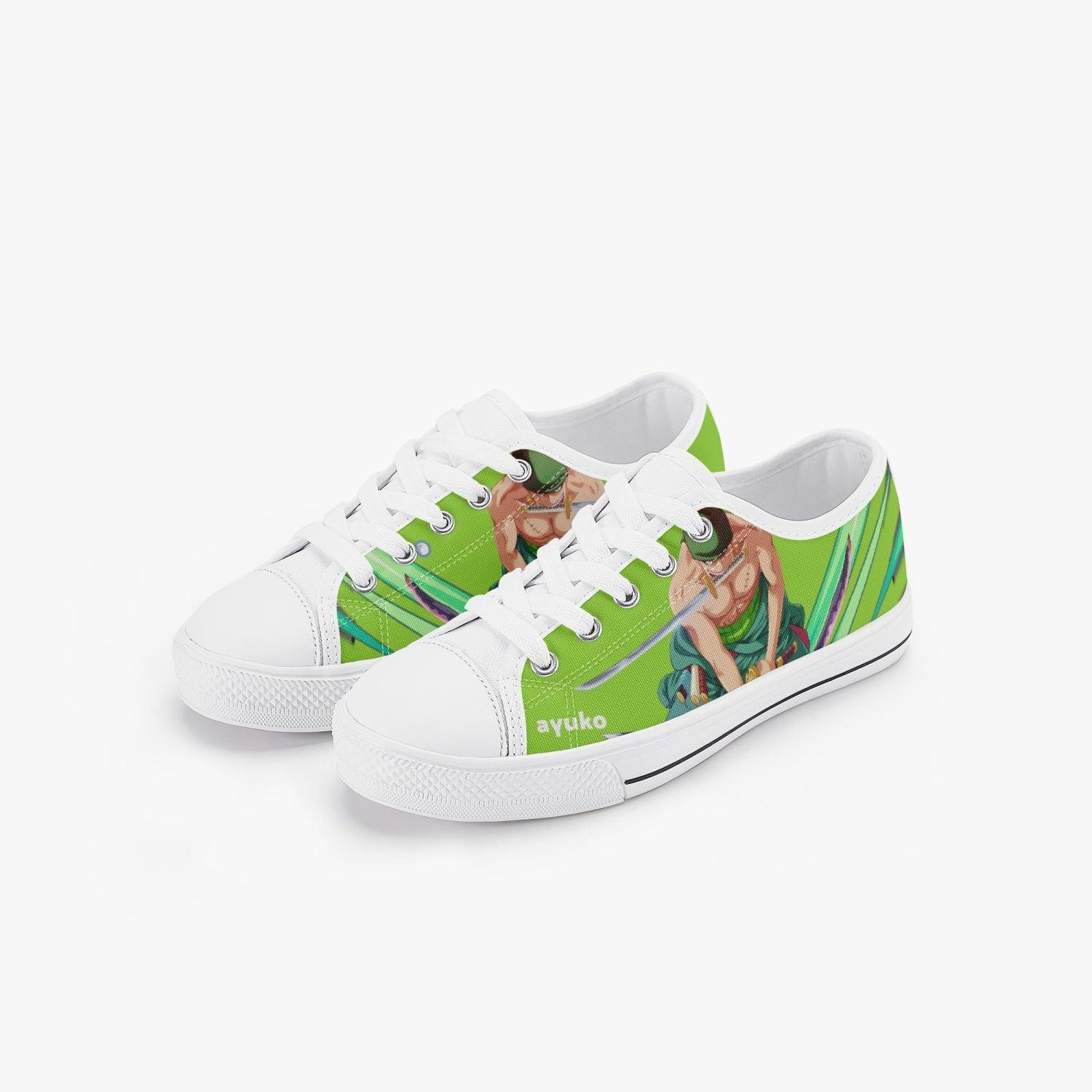 One Piece Zoro Kids A-Star Low Anime Shoes