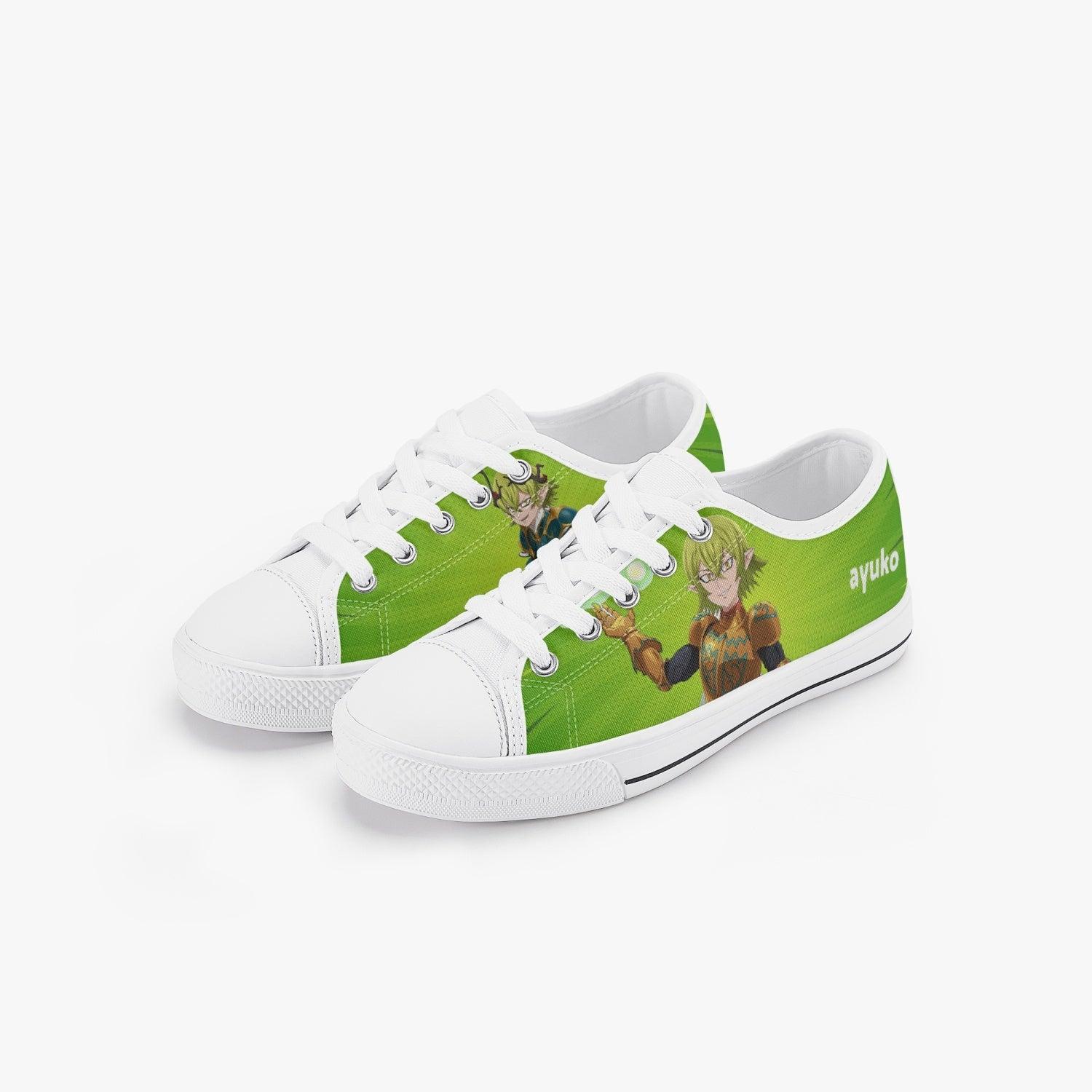 Seven Deadly Sins Harlequin Kids A-Star Low Anime Shoes