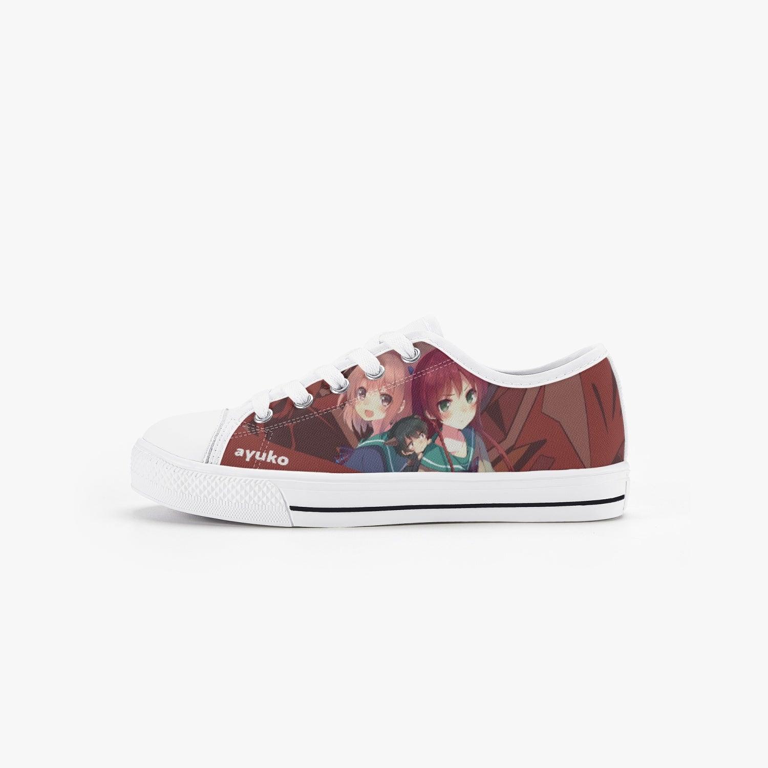 The Devil Is a Part-Timer! Chiho Sasaki Kids A-Star Low Anime Shoes